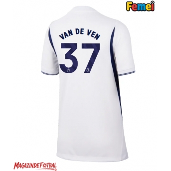 Tottenham Hotspur Micky van de Ven #37 Tricou Fotbal Replică 2026-27 Femei Acasa